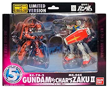 【中古-非常に良い】MS IN ACTION !! 5thアニバーサリー ガンダム VS シャア専用ザク