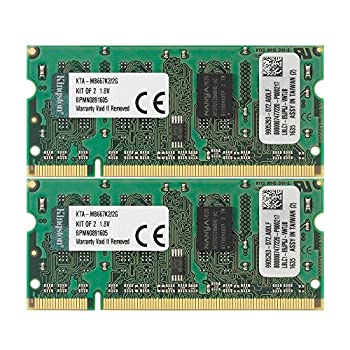 【未使用】【中古】キングストン Kingston メモリ DDR2 2GB (1GB×2枚) KTA-MB667K2/2G 永久保証 16,917円