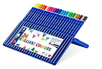 【中古-非常に良い】ステッドラー 色鉛筆 24色 三角軸 水彩色鉛筆 エルゴソフト 156 SB24 10,858円