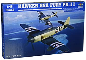 【中古-非常に良い】トランペッター 1/48 ホーカーシーフューリー FB.11 プラモデル