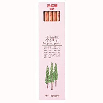 【未使用】【中古】トンボ鉛筆 赤鉛筆 木物語 朱色 1ダース CV-REAV
