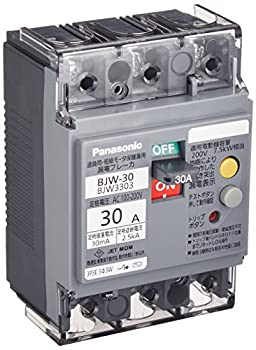【未使用】【中古】パナソニック(Panasonic) 漏電ブレーカ BJW-30型 3P3E OC付 30A 30mA モータ保護兼用 BJW3303