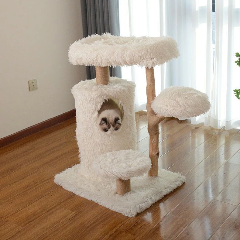 【P20制限事項】生まれながら木 キャットタワー 猫円柱 多段 キャットウォーク ハンモック付き添い人 省空白文字 爪とぎ 剣麻 キャットテラス 大型 釣りあい感 精神的な統合飾り気の無い