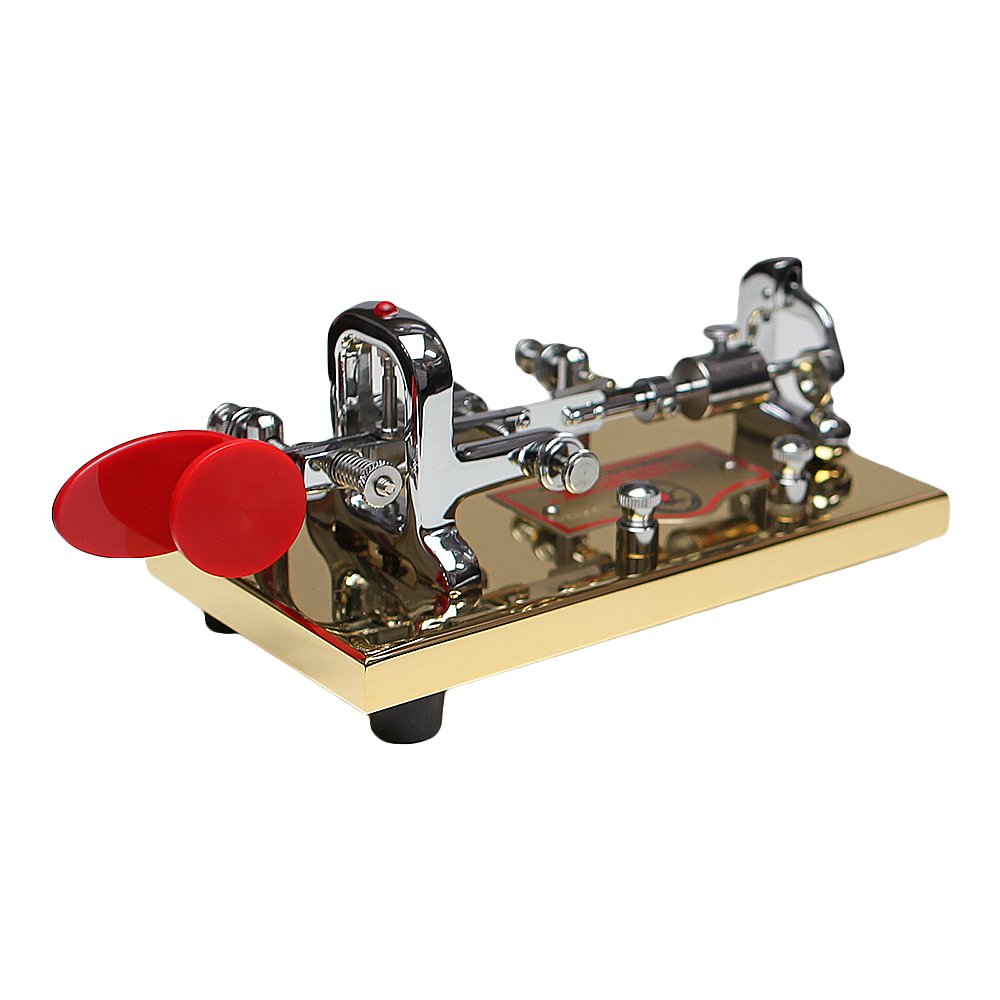 VIBROPLEX バイブロプレックス ORIGINAL GOLD オリジナル ゴールド 半自動電顕 バグキー アマチュア無線 電信 CW モールス信号｜無地ハガキSHOP
