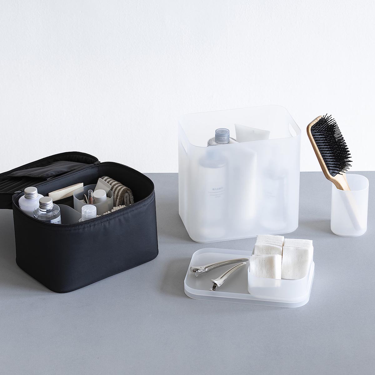 楽天市場 無印良品 公式 ポリプロピレンブラシ ペンシルスタンド約７１ ７１ １０３ｍｍ 無印良品