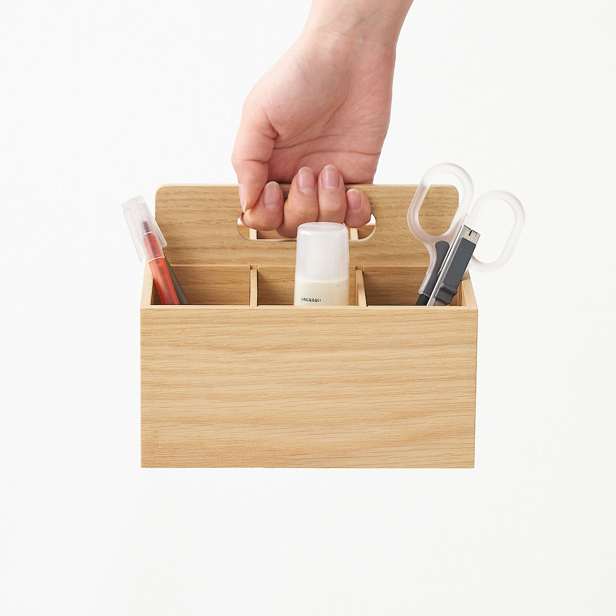 極上印材ケース　木箱付　544g高さ9㎝　東Y7-1006☆2F 無印良品 公式】木製ツールボックス 約幅16．8x奥行16．8x高さ12．6