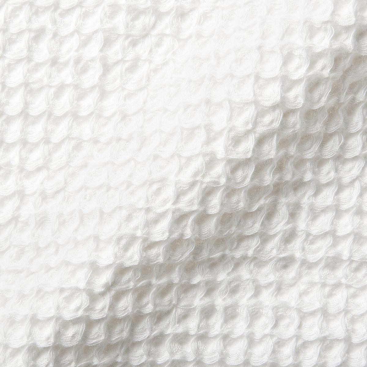 無印良品 公式】フリンジ使い ワッフル織ケット／ダブル 180×200cm
