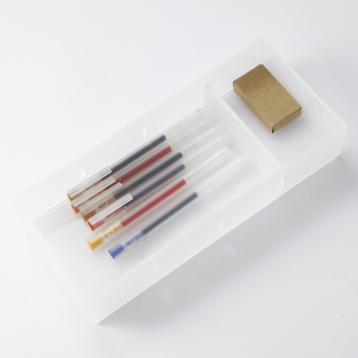 無印良品 公式】【クリア】ポリプロピレン小物収納ボックス6段 約幅11