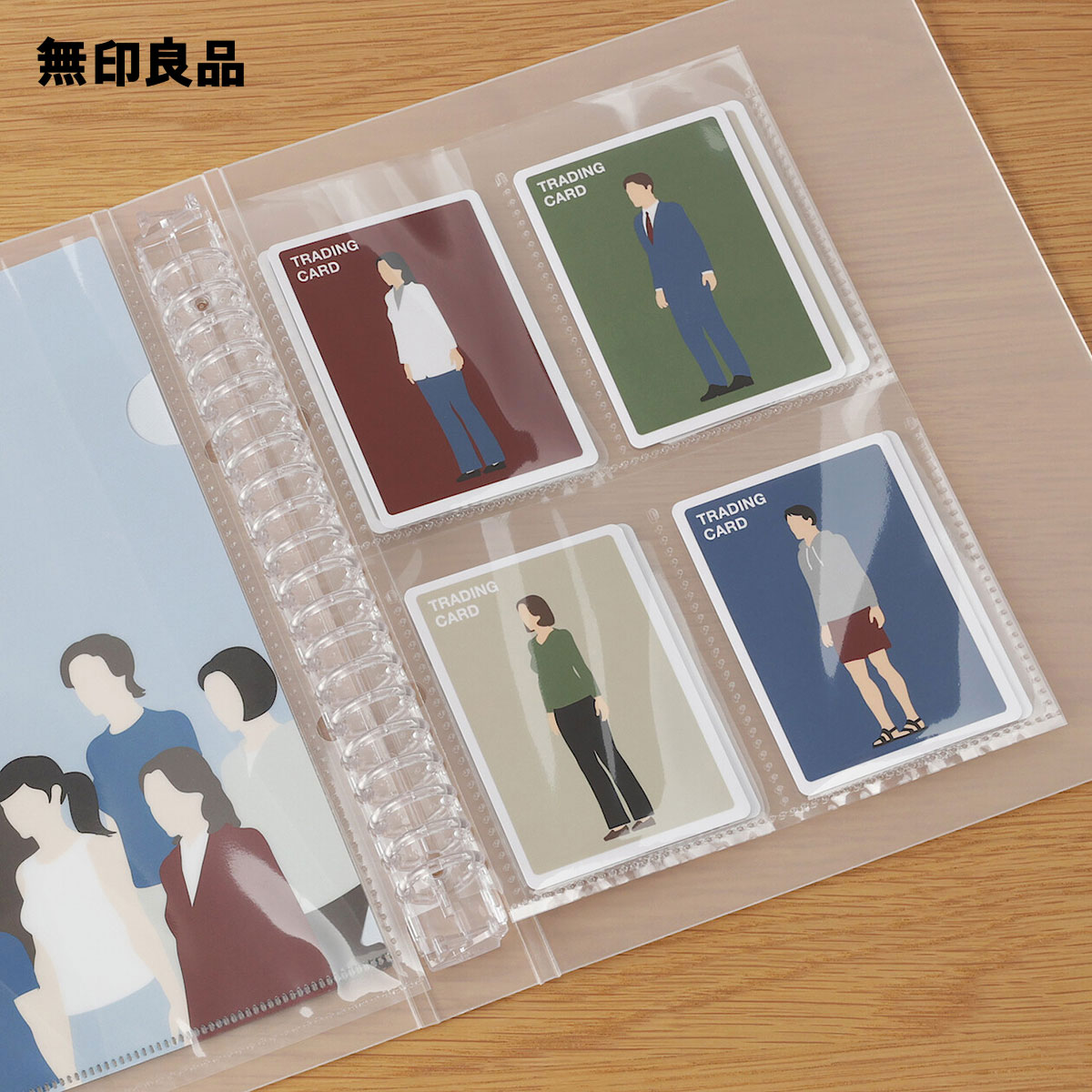 【新品】無印良品Ａ4カードホルダー100枚用④アイドルチェキ推し活トレカ名刺整理 新品】無印良品A4カードホルダー100枚用④アイドルチェキ推し活トレカ名刺