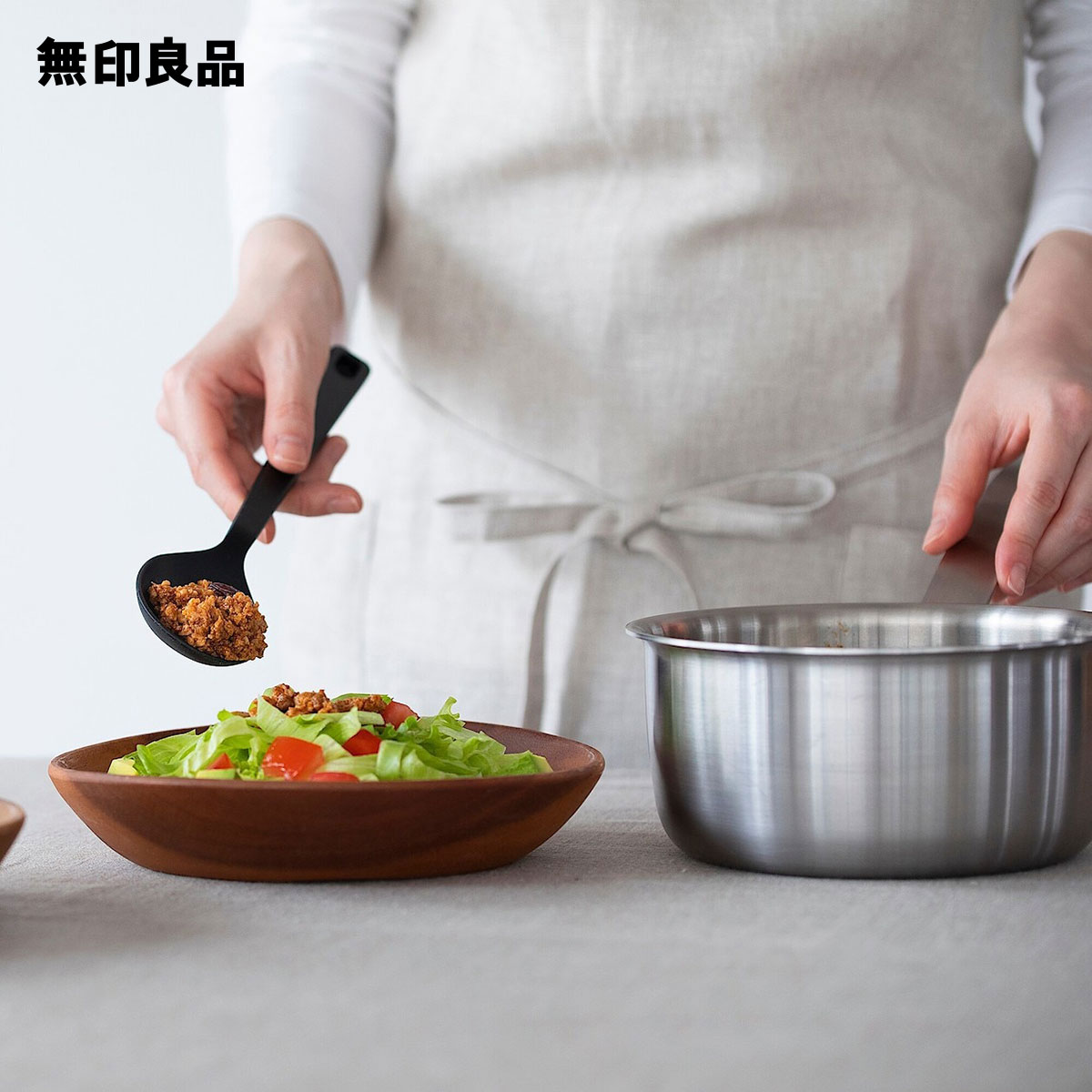 シリコーン　調理スプーン　スモール・約長さ25cm【無印良品 公式】