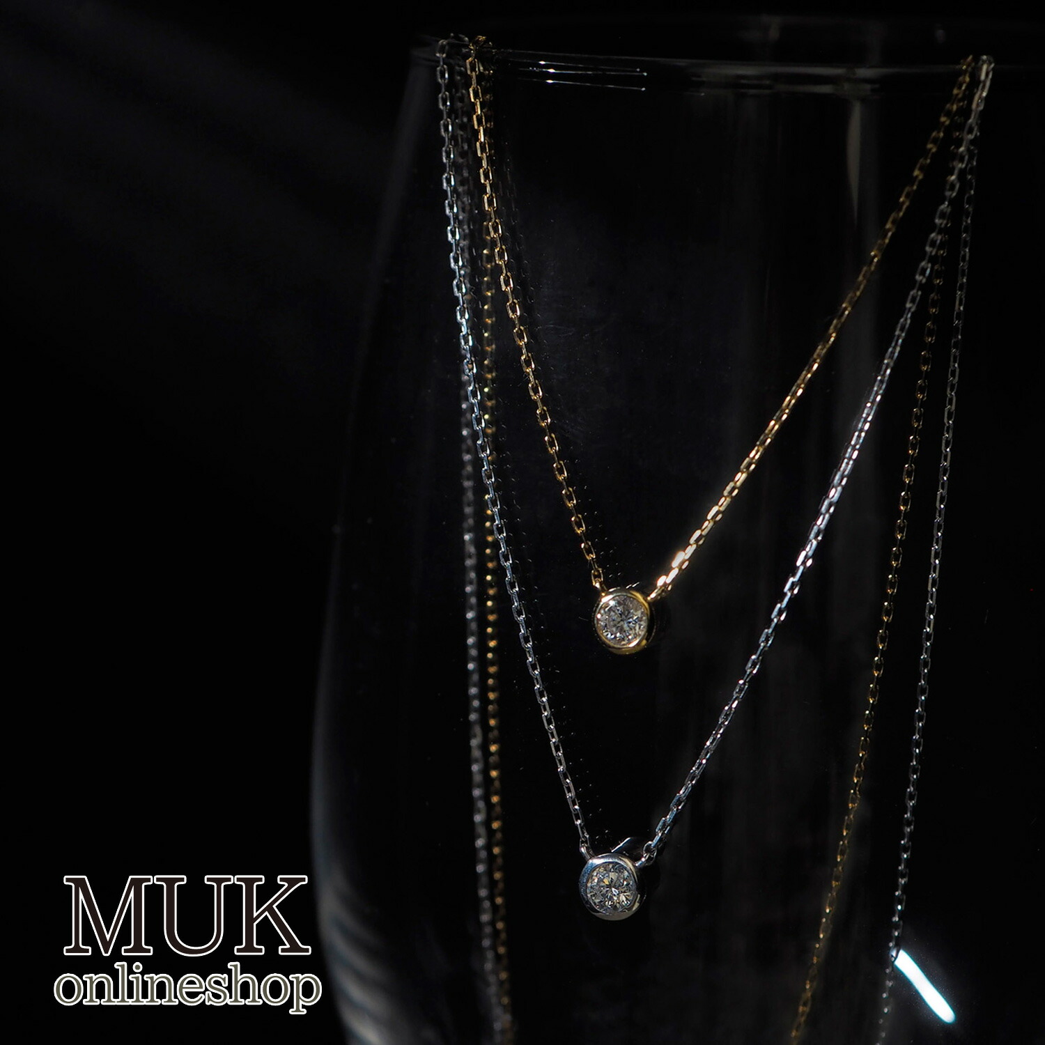 ミーリュクス シルバー925 ダイヤモンドネックレス me. /me luxe|大人のための上質なシルバーアクセサリー通販