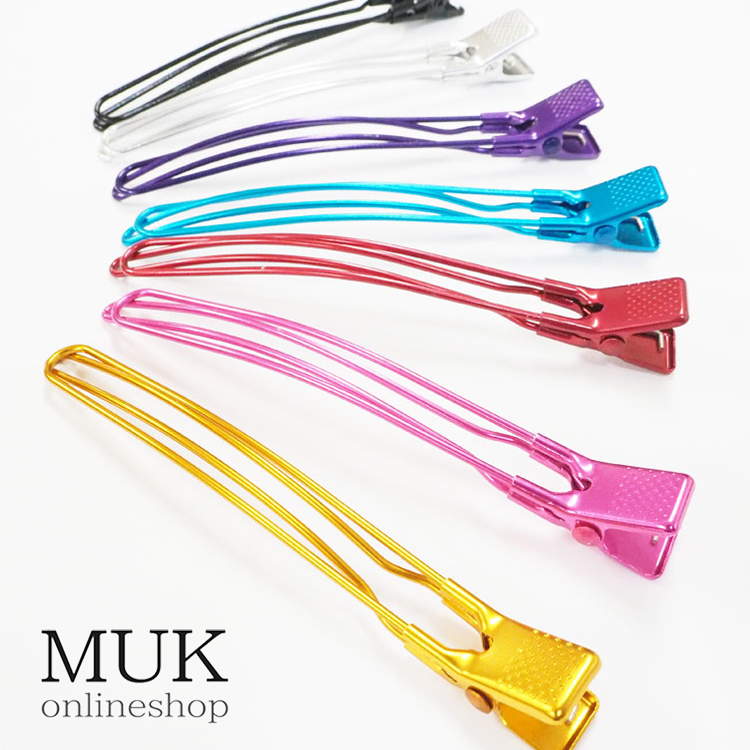 【楽天市場】ヘアクリップ カラフル ダッカール クリップ 2個セット muk プレゼント ギフト：MUK ONLINE SHOP 楽天市場店