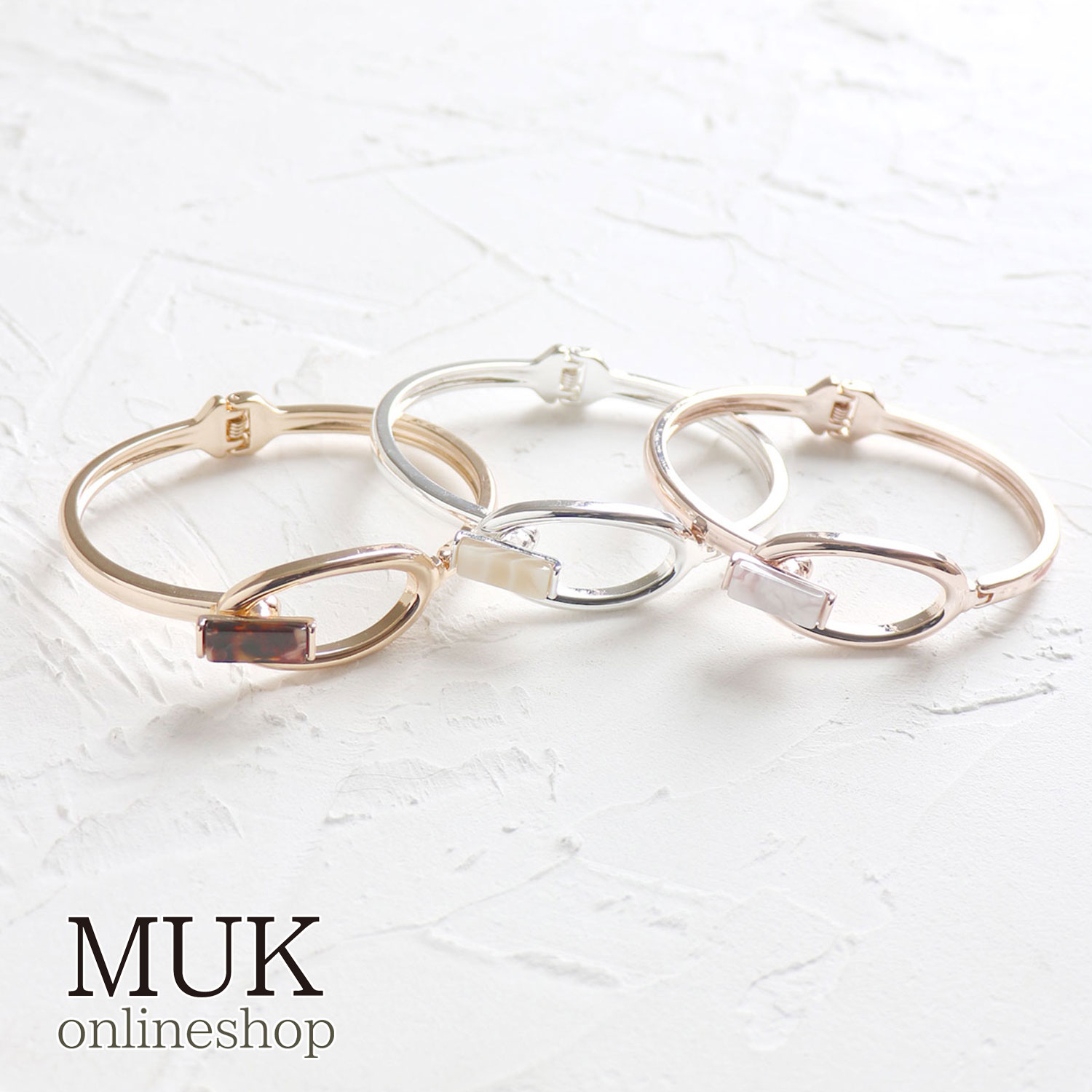 楽天市場】ブレスレット ブレス バングル クリックバングル