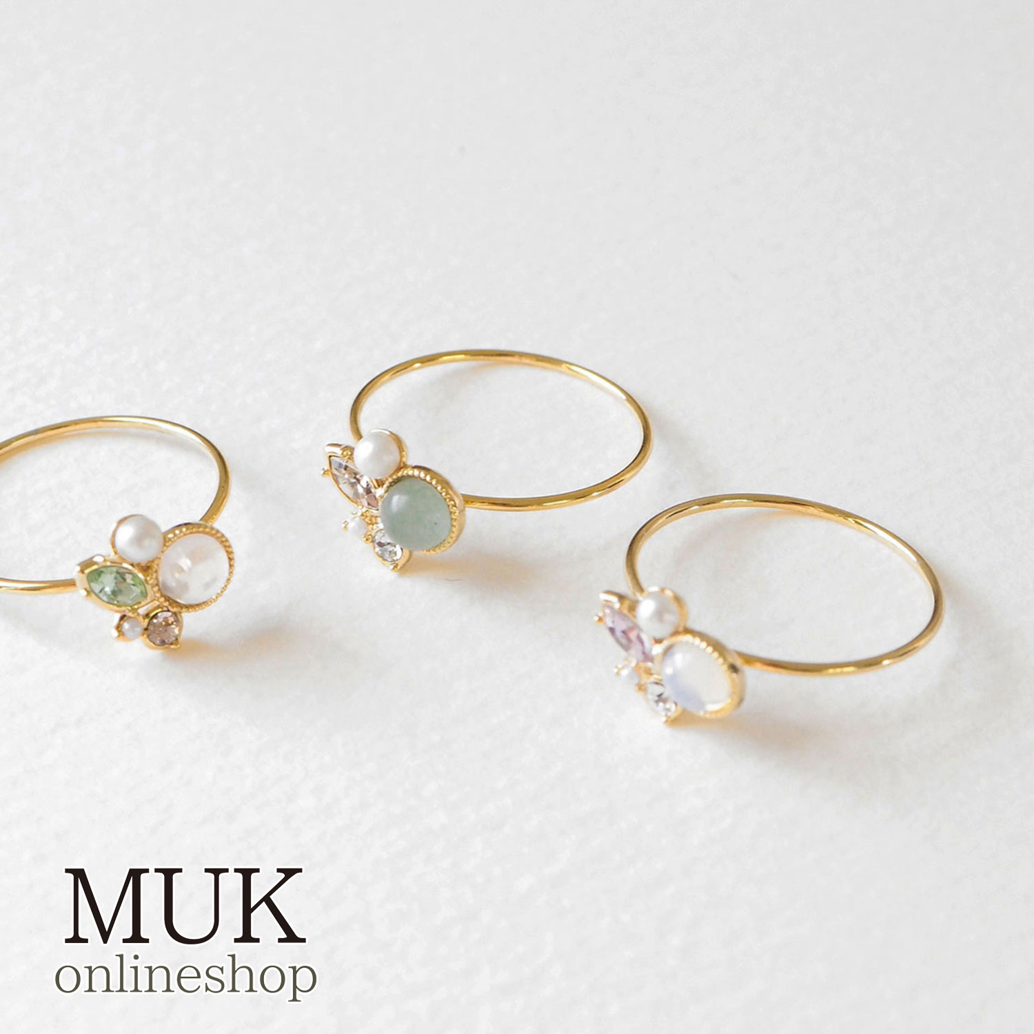 パリピブタ　リング　天然石 b9cd6f1edc11d065f8cae85f5fdc2f