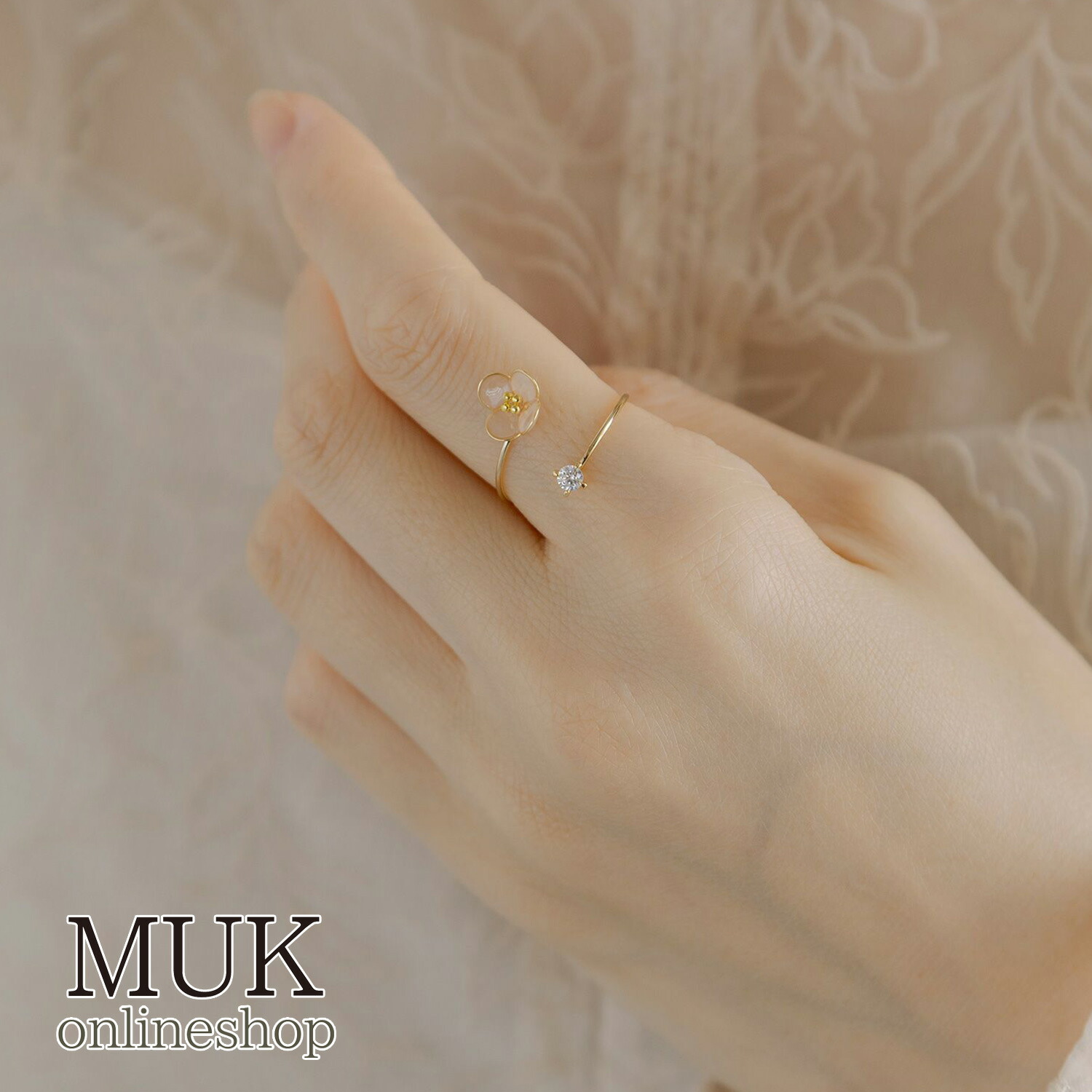 SoireeO フラワーリング サイズ：13号 ゴールド trim_fce_item66137e98aec88.jpg