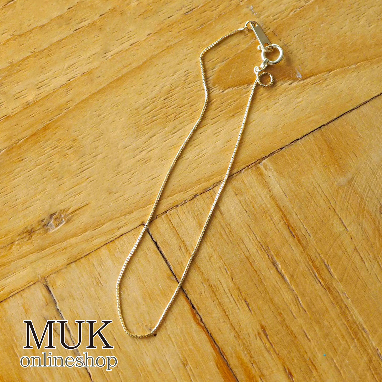 【web限定】 10金 ブレスレット チェーンブレスレット チェーン K10 jewelry ジュエリー 華奢 シンプル 日本製 17cm cucia [K10]ベネチアンチェーンブレスレット