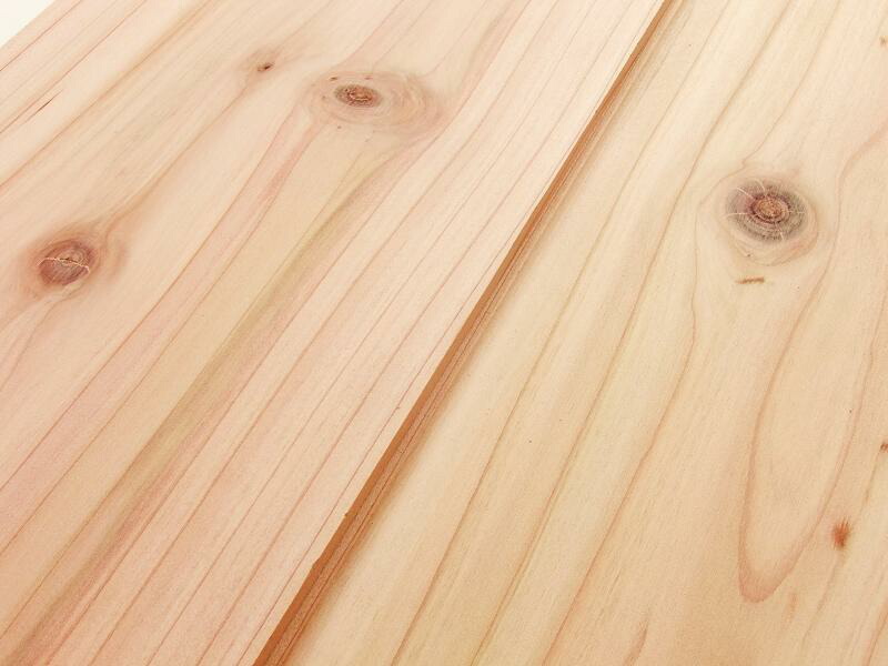 楽天市場】秋田杉 無垢 羽目板 1枚物 無節・上小節 源平 無塗装 本実目