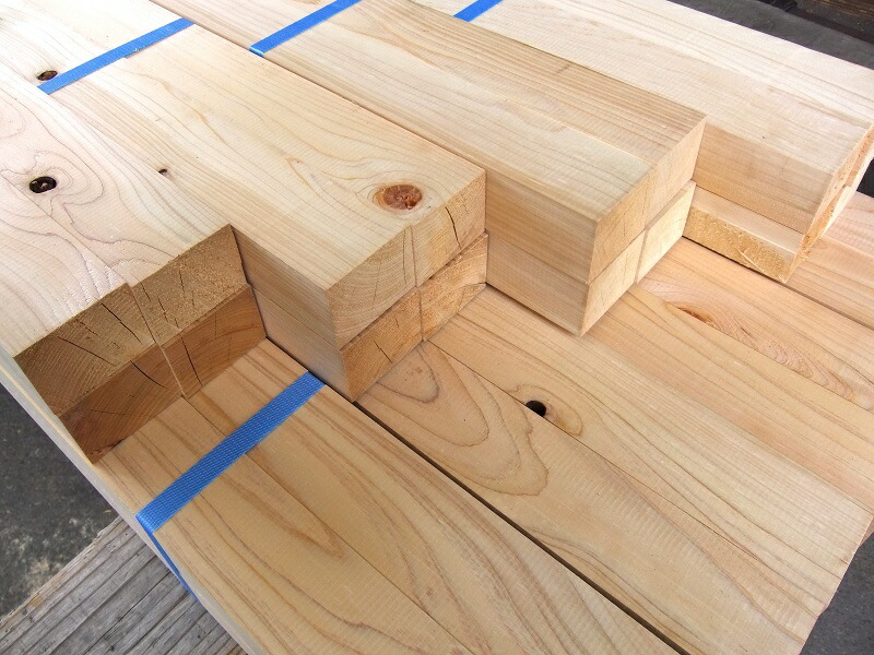 楽天市場】国産桧 人工乾燥 節有 3000×105×105 1本入(20kg)【個人