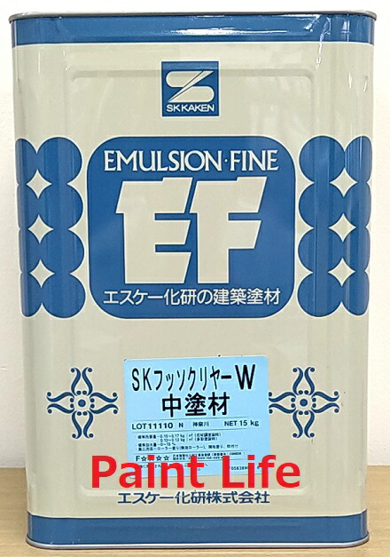 楽天市場】【送料無料】エスケー化研SKシリコンクリヤーWつや有り 15kg : ペイントライフ楽天市場店