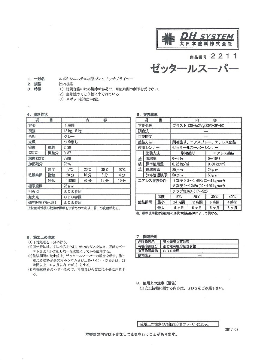 楽天市場 送料無料 大日本塗料ゼッタールスーパーつや消し グレー 15ｋｇ ペイントライフ楽天市場店