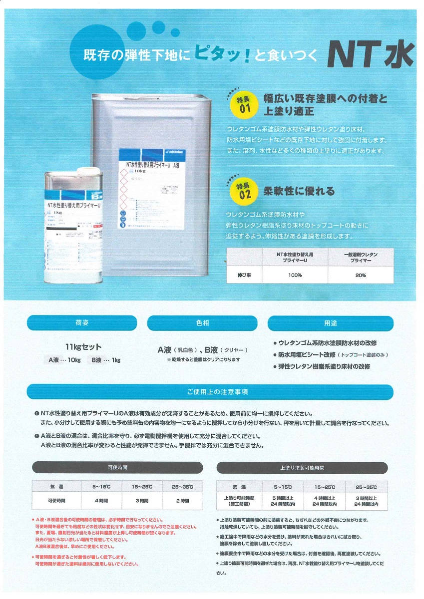 公式の店舗 プルーフロン塗り替え用プライマー 日本特殊塗料 12kg 缶