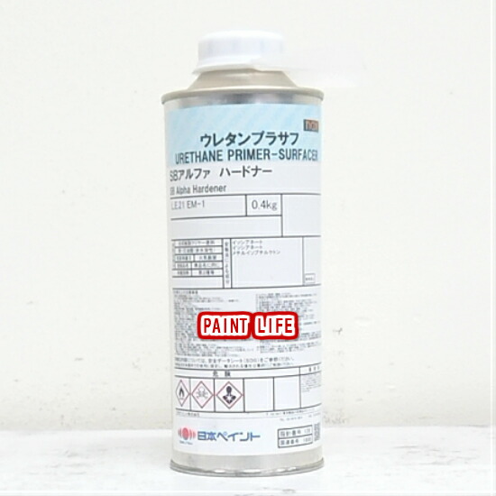 日本ペイント　ウレタンプラサフSBアルファ4kg 楽天市場】【送料無料】日本ペイントnax ウレタンプラサフSB