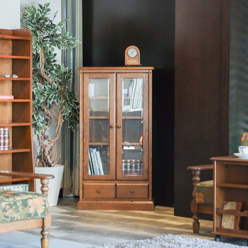 各地の名仕事場 COUNTRY HOUSE カントリー棲み家 CPB3 サイズオーダーキャビネット 国産調度品 純乎たる ブックシェルフオーク