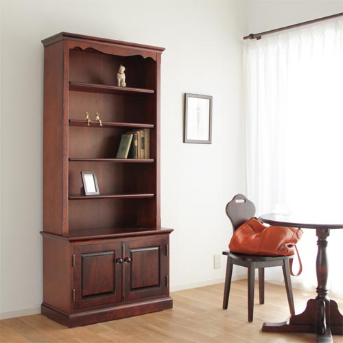旭川家具 Create Furniture クリエイトファニチャー HOKKAI 北海 オープン書棚 国産家具 無垢 ブックシェルフ｜ＭＵＫＵ工房（家具＆クラフト）