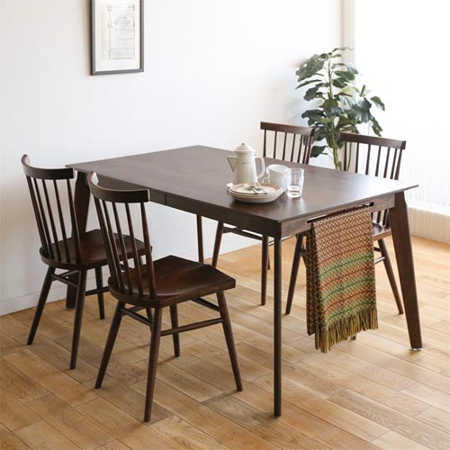 旭川家具 Create Furniture クリエイトファニチャー W&B ダイニングテーブル 国産家具 無垢 ダイニングテーブル ウォールナット|MUKU工房(家具&クラフト)