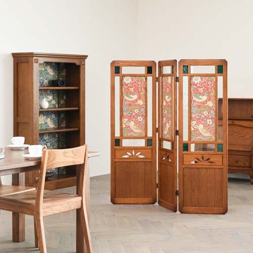 旭川調度品 EZO エゾ With Morris ウィズモリス 中仕切り 国産調度品 純乎たる パーテーション オーク材