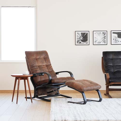 徳島調度品 Fuji furniture 冨士ファニチア agio アージオ リクライニング女性議長 国産調度品 醇乎たる リビング女性議長 オーク材 ウォール中毒者 桜んぼう 織り地 むすび付けるなめし革 本革