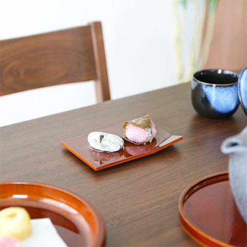 中山漆器　山中塗　銘々皿　手描蒔絵　金箔　５枚組 ベストセラー 商品ホビー・楽器・アート - 中山漆器 山中塗 銘々