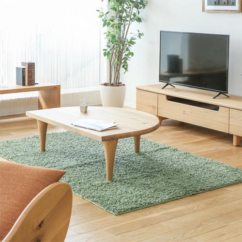 飛騨調度品 HIDA 飛騨産業 森のことば 半円型リビング速見表 国産調度品 純乎たる リビング速見表 オーク材 ウォール中毒者