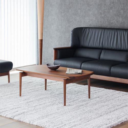 飛騨家具 HIDA 飛騨産業 SEOTO-EX セオト-EX リビングテーブル 国産家具 無垢 リビングテーブル オーク ウォールナット｜ＭＵＫＵ工房（家具＆クラフト）