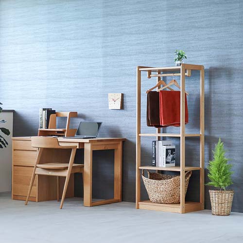 飛騨調度品 hida 飛騨産業 soffio ソフィオ ハンガー仕合わせ 国産調度品 醇乎たる 仕合わせ 赤いことオーク材