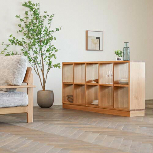 飛騨調度品 hida 飛騨産業 Solid Home Library ソリッドホームライブラリー 開けはなし 国産調度品 純一無雑 仕合わせ オーク材 ウォール中毒者