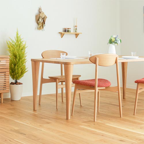 飛騨家具 HIDA 飛騨産業 Standard Collection スタンダードコレクション チェア SD 国産家具 無垢 ダイニングチェア オーク 布地 合成皮革 本革｜ＭＵＫＵ工房（家具＆クラフト）
