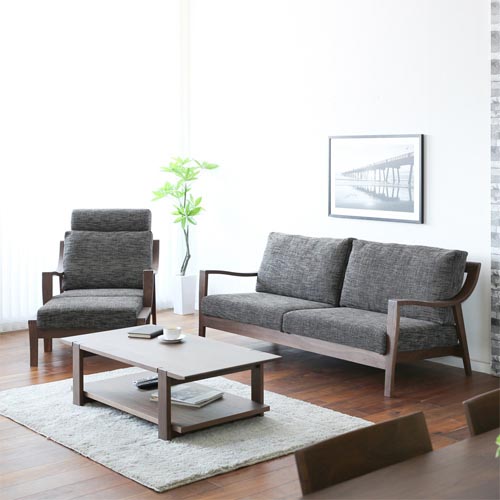 楽天市場】飛騨家具 イバタインテリア 2Pソファ オットマン付属 カバー