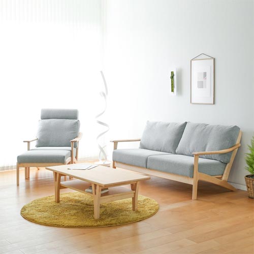 飛騨調度品 ibata interior イバタインテリア Maple Rich メープルリッチ 長いす 国産調度品 醇乎たる 長いす 赤いことオーク材 ウォール中毒者 メープル 布切れ 結びあわせるなめし革 ソファ・ソファベッド-ソファ