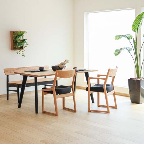 飛騨調度品 ibata interior イバタインテリア ritz リッツ ひじ掛けいす 張座 国産調度品 醇乎たる 昼御飯女性議長 ひじ掛けいす 赤いことオーク材 むすび付けるなめし革
