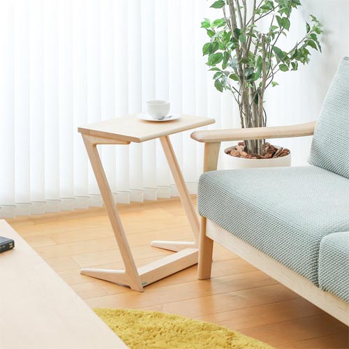 飛騨調度品 ibata interior イバタインテリア STサイドテーブル 国産調度品 純乎たる サイドテーブル 赤いことオーク材 ウォール中毒者 メープル 桜んぼう