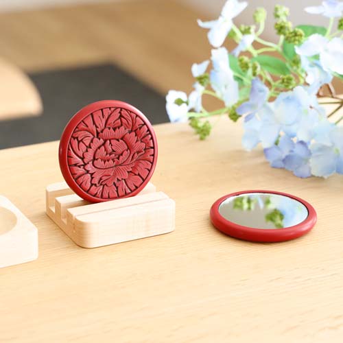 楽天市場】高砂 鶴亀に松文様 柄鏡 中原摂津守光重 0001江戸時代 銅鏡