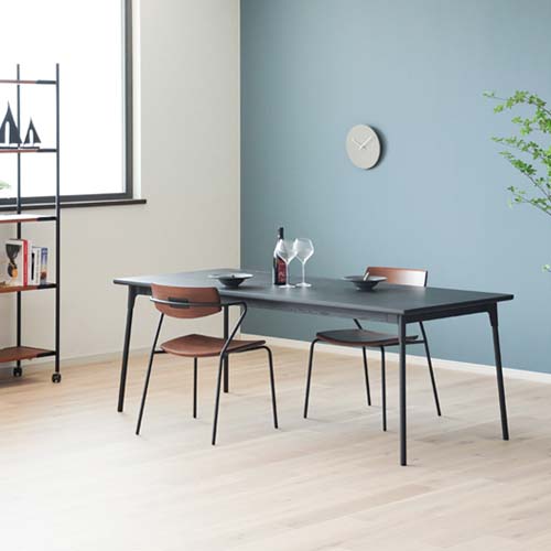 府中家具 MARUKEI マルケイ木工 Dual デュアル ダイニングテーブル 国産家具 無垢 ダイニングテーブル ウォールナット|MUKU工房(家具&クラフト)