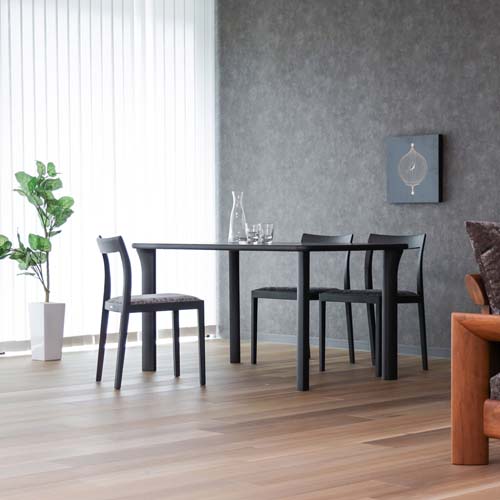 飛騨家具 shirakawa シラカワ DERAIN ドラン チェア 国産家具 無垢 ダイニングチェア レッドオーク ウォールナット 布地 合成皮革 本革
