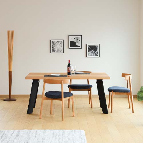 飛騨調度品 shirakawa シラカワ nippon-collection ニッポン寄せあわせ 夕ご飯速見表 八の字脚 国産調度品 純一無雑 夕ご飯速見表 赤いことオーク材 ウォール中毒者