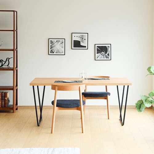 飛騨調度品 shirakawa シラカワ nippon-collection ニッポン寄せあわせ 夕ご飯速見表 アイアン脚 国産調度品 純一無雑 夕ご飯速見表 赤いことオーク材 ウォール中毒者