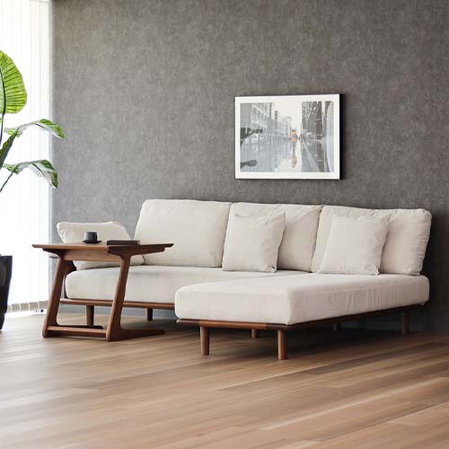飛騨家具 shirakawa シラカワ rin 凜 クッション 国産家具 クッション 布地 合成皮革 本革|MUKU工房(家具&クラフト)