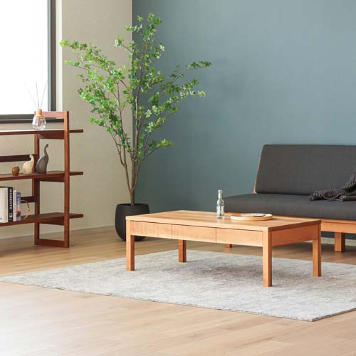 静岡家具 SUGIMOTO 杉本家具 チェリーブロッサム センターテーブル 120 国産家具 無垢 リビングテーブル