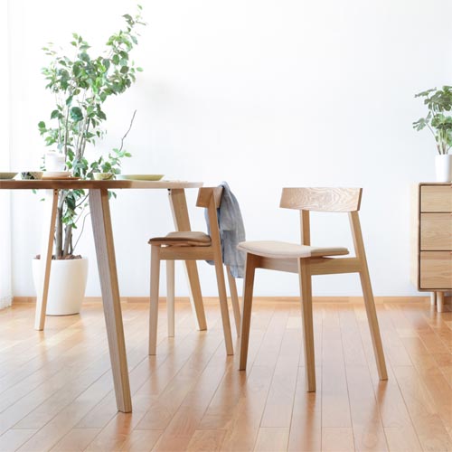 旭川調度品 WOW ワオ half chair ハーフチェアオーパスツー 国産調度品 純一無雑 夕ご飯女性議長 オーク材 ウォール中毒者 北海道タモ 布切れ