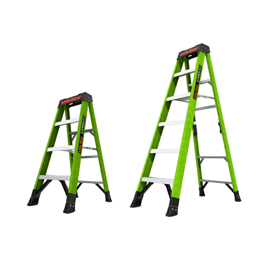 LG Little Giant リトルジャイアント エーフォース 300 FRP脚立 LG-15794 LG-15796 4尺 6尺 専用脚立 最大使用質量136kg 長谷川工業 ハセガワ|安丸建材店MULHANDZ